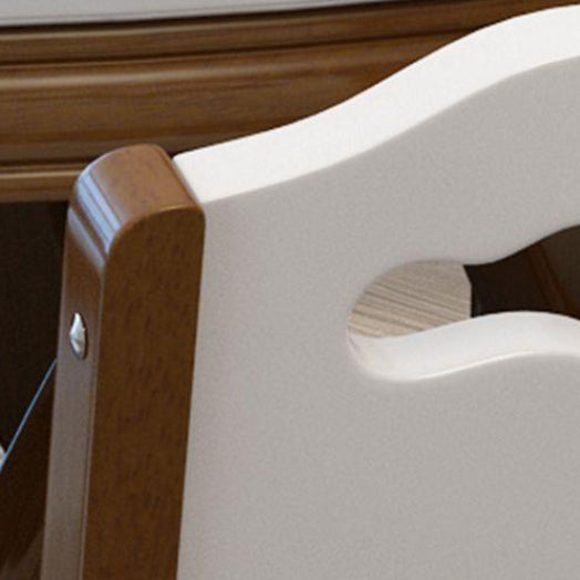 Respaldo rectangular de simplicidad moderna Silla de comedor de madera maciza Respaldo para comedor 