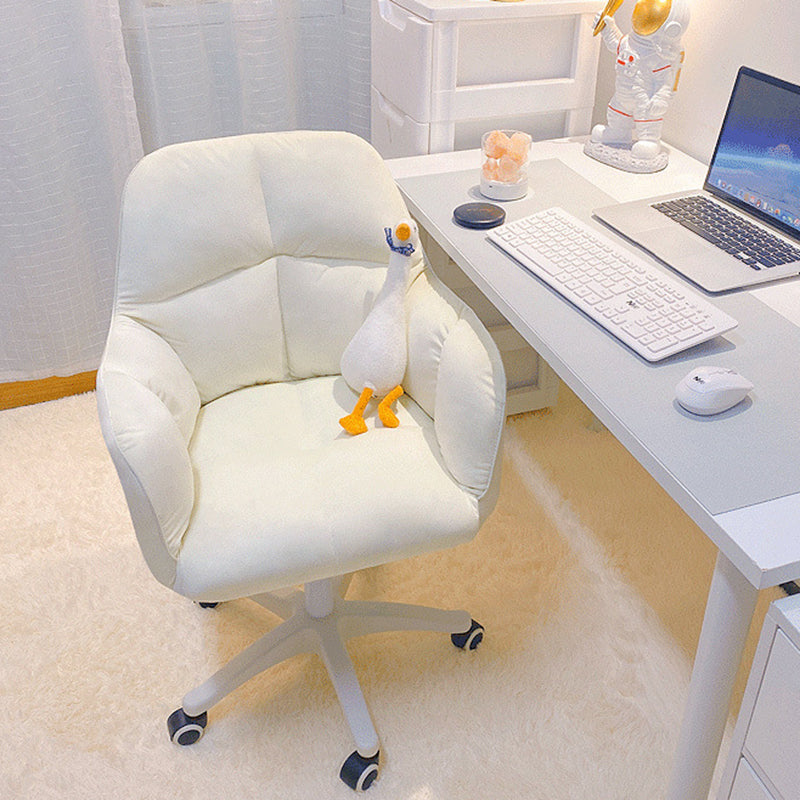 Contemporary Luxury Square Cushion Golden Velvet Nylon Desk Chair Backrest For Home Office