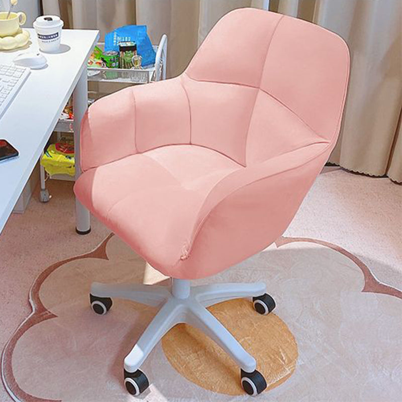 Contemporary Luxury Square Cushion Golden Velvet Nylon Desk Chair Backrest For Home Office