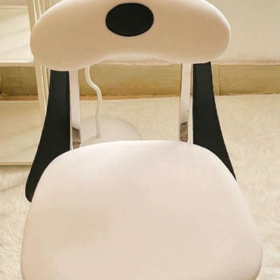 Modern Eclectic Dog Square Leather Stainless Steel Dining Chair Backrest For Dining Room