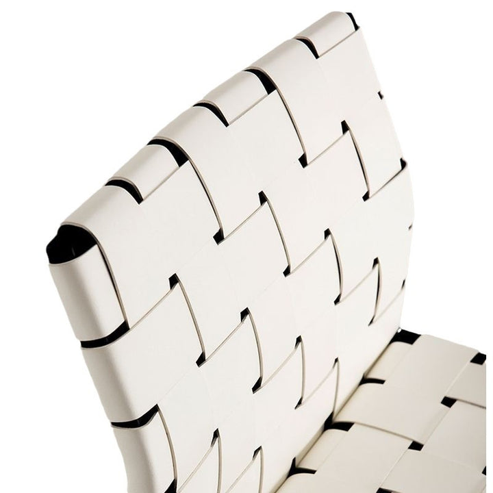 Taburete de bar de metal con respaldo de cuero cuadrado escandinavo contemporáneo para comedor 
