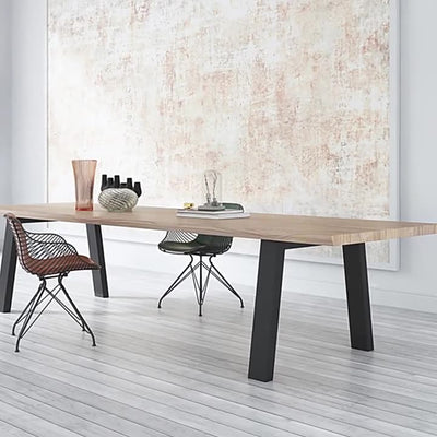 Modern Luxury Square Cushion Leather Metal Dining Chair Backrest Armrest Or Dining Room
