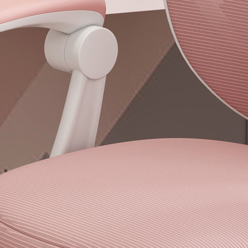 Simplicité Moderne Coussin Rond Tissu PP Chaise de Bureau Dossier Accoudoir Pour Bureau à Domicile 