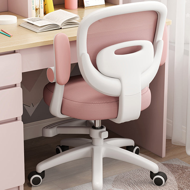 Simplicité Moderne Coussin Rond Tissu PP Chaise de Bureau Dossier Accoudoir Pour Bureau à Domicile 