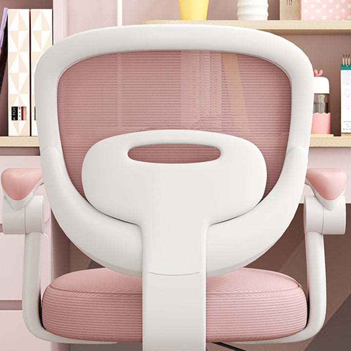 Simplicité Moderne Coussin Rond Tissu PP Chaise de Bureau Dossier Accoudoir Pour Bureau à Domicile 