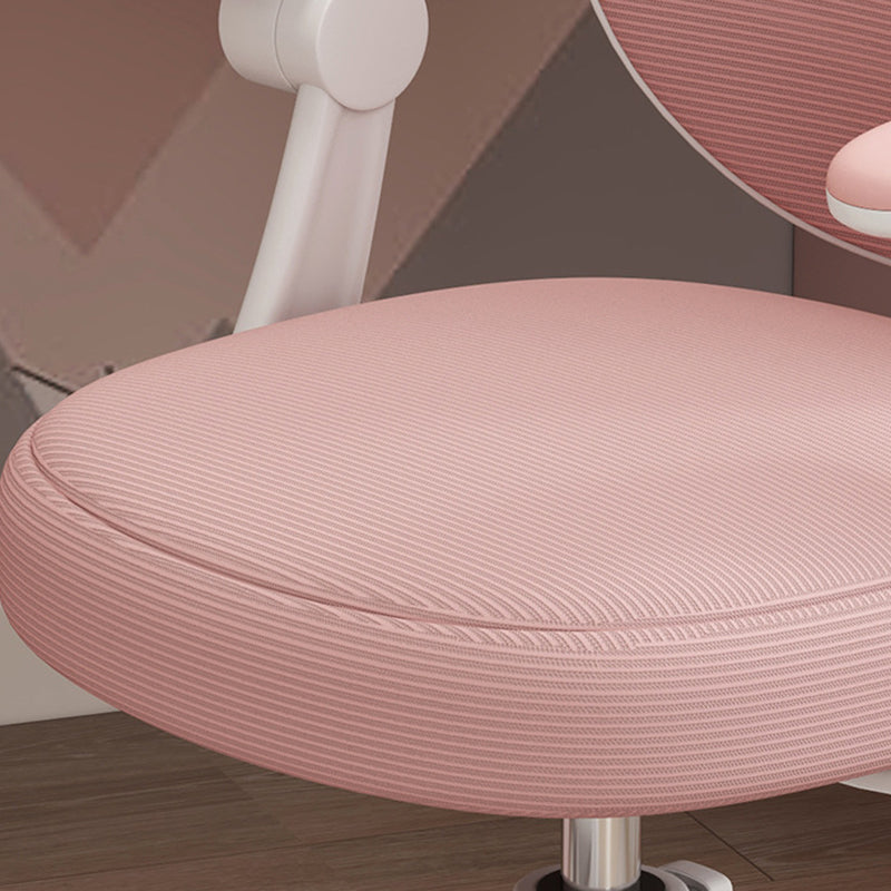 Simplicité Moderne Coussin Rond Tissu PP Chaise de Bureau Dossier Accoudoir Pour Bureau à Domicile 
