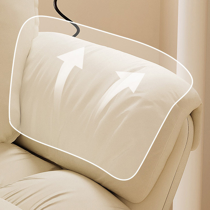 Contemporary Coastal Square High Elastic Foam Nylon Desk Chair Backrest Armrest For Home Office