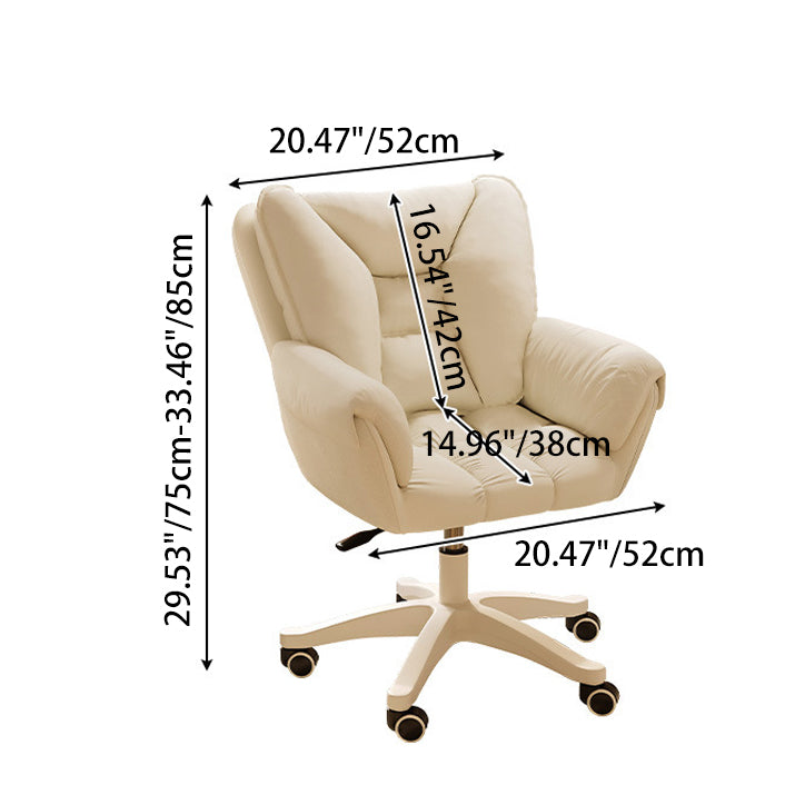Contemporary Coastal Square High Elastic Foam Nylon Desk Chair Backrest Armrest For Home Office