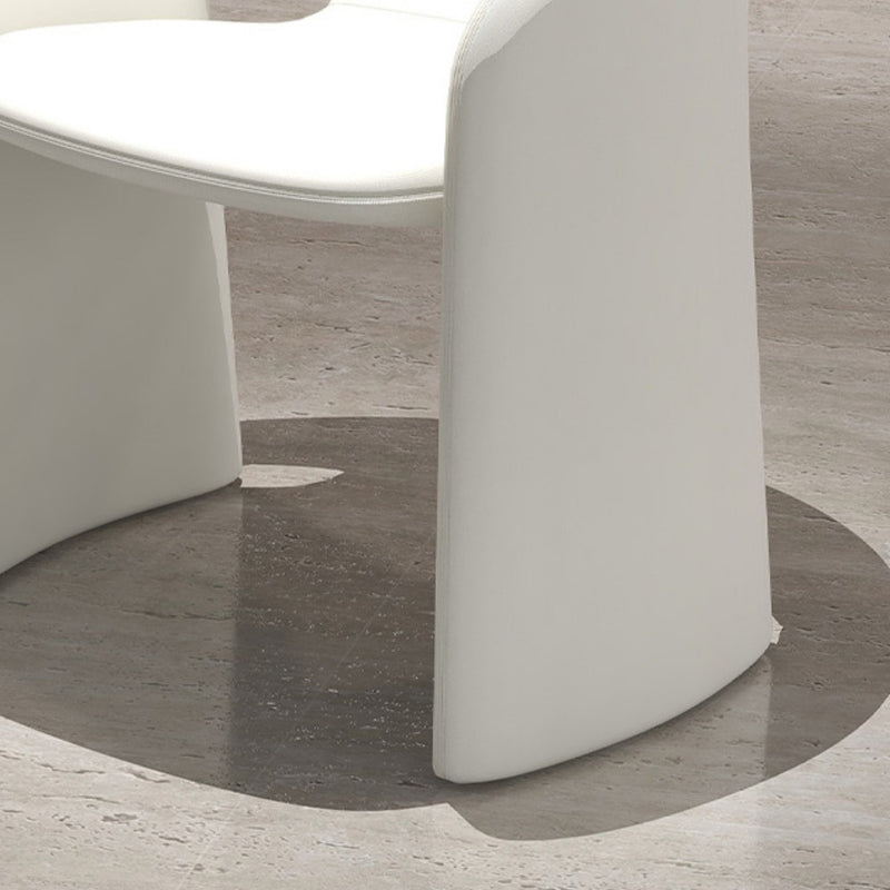 Modern Eclectic Wraparound Back Velvet Foam Solid Wood Dining Chair Backrest Armrest For Dining Room