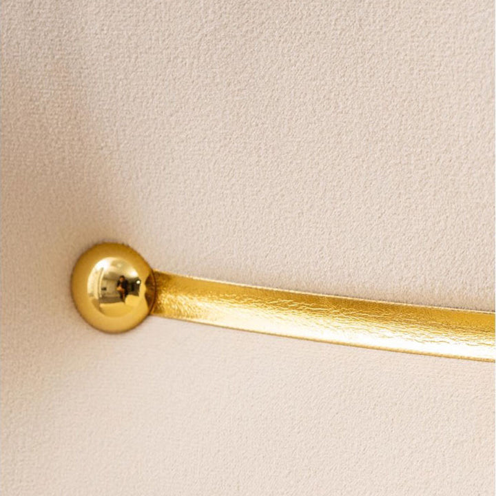 Moderner halbkreisförmiger Esszimmerstuhl im Mid-Century-Stil mit Kissen, Samt, Schwamm und Edelstahl, mit Rückenlehne und Armlehnen, für das Esszimmer 
