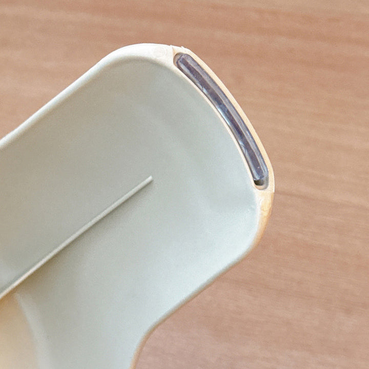 Taburete bajo elíptico minimalista moderno PP sin brazos y sin respaldo para sala de estar 