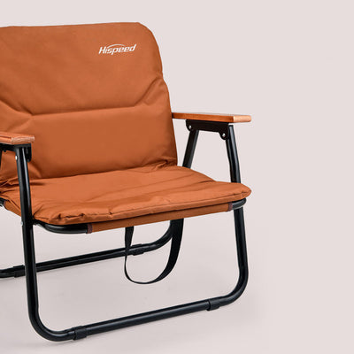 Modern Minimalist Rectangle Outdoor Aluminum Alloy Oxford Fabric Cotton Foldable Detachable Camping Chair Backrest Armrest For Garden