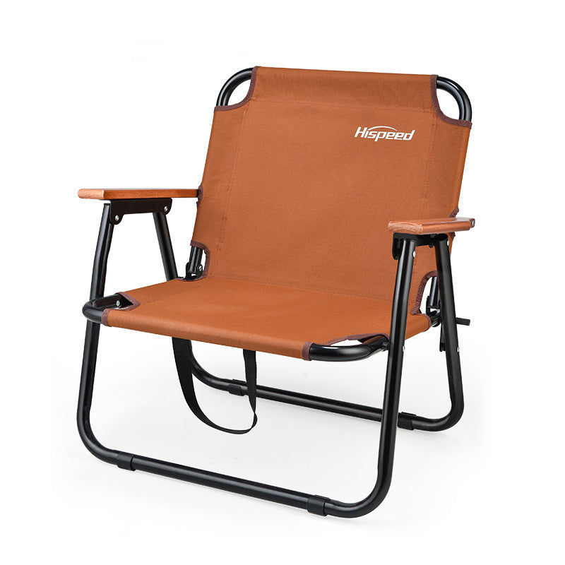 Modern Minimalist Rectangle Outdoor Aluminum Alloy Oxford Fabric Cotton Foldable Detachable Camping Chair Backrest Armrest For Garden