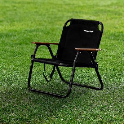 Modern Minimalist Rectangle Outdoor Aluminum Alloy Oxford Fabric Cotton Foldable Detachable Camping Chair Backrest Armrest For Garden