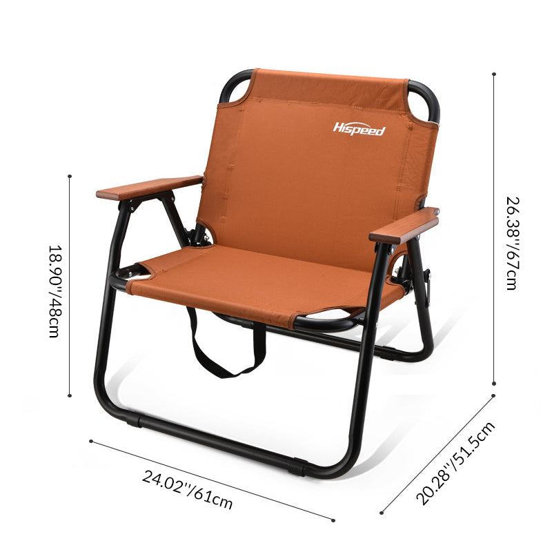 Modern Minimalist Rectangle Outdoor Aluminum Alloy Oxford Fabric Cotton Foldable Detachable Camping Chair Backrest Armrest For Garden