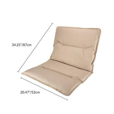 Modern Minimalist Rectangle Outdoor Carbon Steel Aluminum Alloy Beech Wood Oxford Fabric PET Foldable Portable Detachable Camping Chair Backrest Armrest For Garden