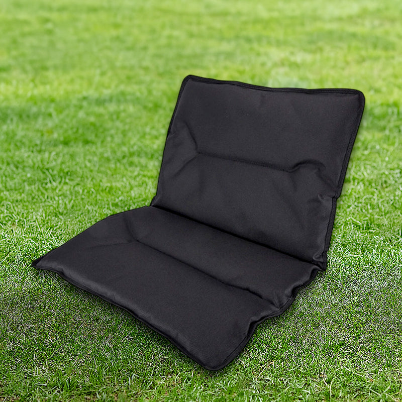 Modern Minimalist Rectangle Outdoor Carbon Steel Aluminum Alloy Beech Wood Oxford Fabric PET Foldable Portable Detachable Camping Chair Backrest Armrest For Garden