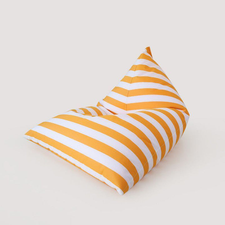 Contemporary Coastal Waterproof Triangle Polyester Fabric &amp; EPS Outdoor Detachable Lazy Sofa Backrest Armless For Garden