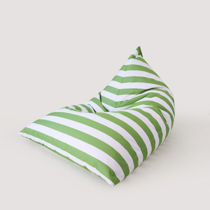 Contemporary Coastal Waterproof Triangle Polyester Fabric &amp; EPS Outdoor Detachable Lazy Sofa Backrest Armless For Garden