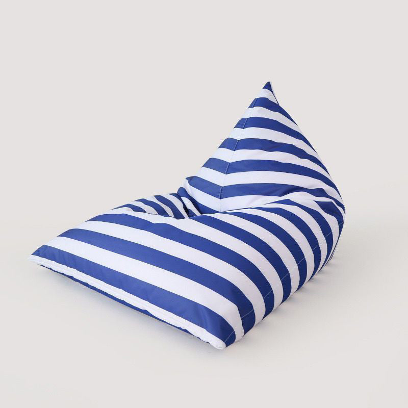 Contemporary Coastal Waterproof Triangle Polyester Fabric &amp; EPS Outdoor Detachable Lazy Sofa Backrest Armless For Garden