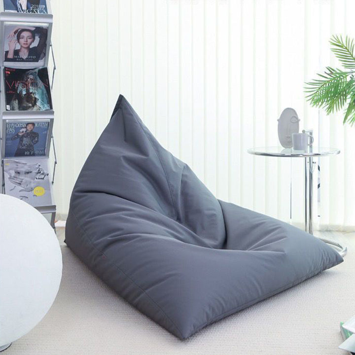 Contemporary Coastal Waterproof Triangle Polyester Fabric &amp; EPS Outdoor Detachable Lazy Sofa Backrest Armless For Garden