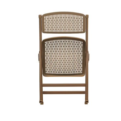 Silla Plegable de Escritorio de Metal de Carbono de Rejilla de Simplicidad Moderna de Acero PP Respaldo Sin Brazos Para Oficina en Casa 