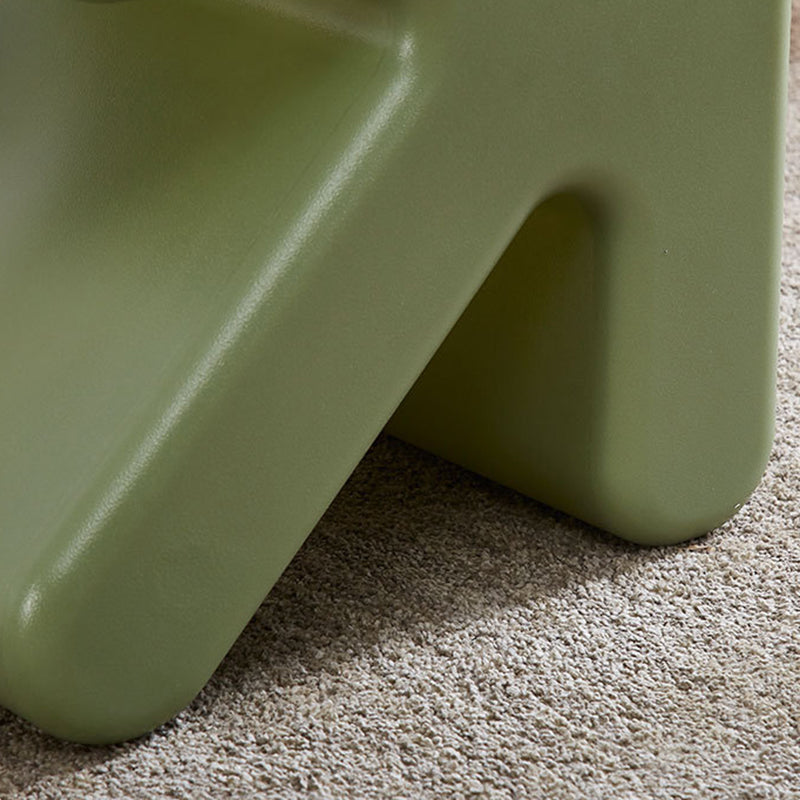 Contemporary Creative Arrow Plastic Kids Low Stool Backless Armless For Hallway