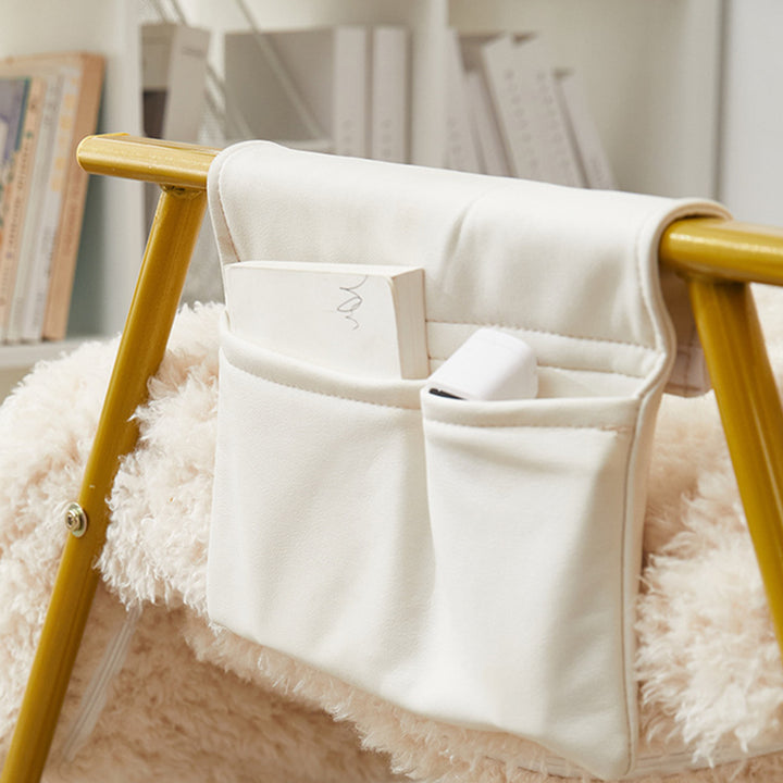 Fauteuil à bascule contemporain scandinave rectangulaire amovible en acier, éponge moelleuse, coton moelleux, ergonomique, avec dossier et accoudoirs pour chambre à coucher 