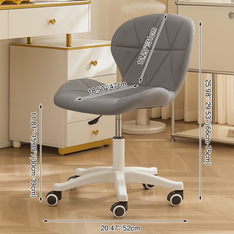 Modern Minimalist PU Leather Metal Semicircle Liftable Desk Chair Backrest For Home Office