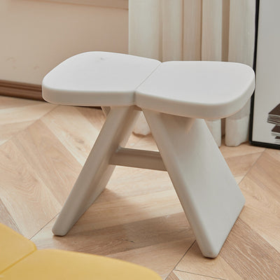 Modern Minimalist PE Rectangular Low Stool Armless For Entryways
