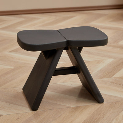 Modern Minimalist PE Rectangular Low Stool Armless For Entryways