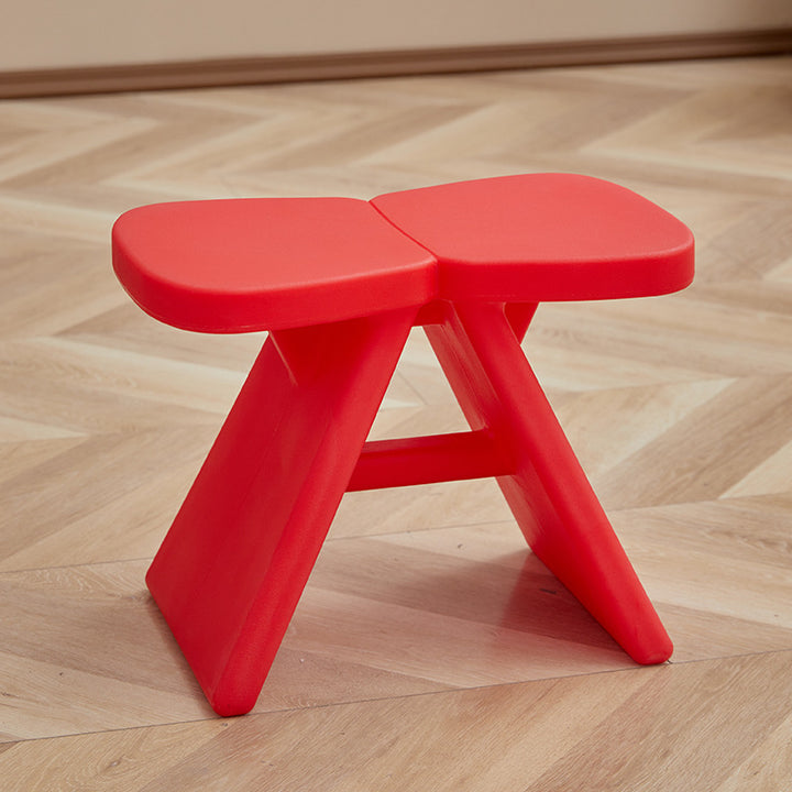 Modern Minimalist PE Rectangular Low Stool Armless For Entryways
