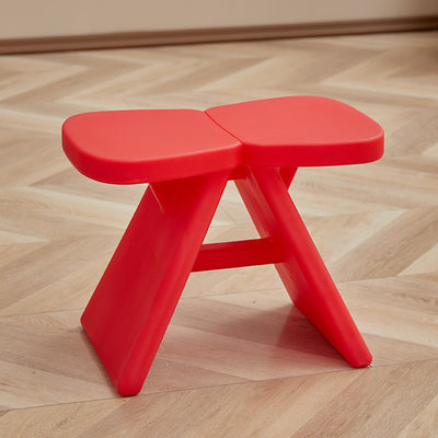 Modern Minimalist PE Rectangular Low Stool Armless For Entryways