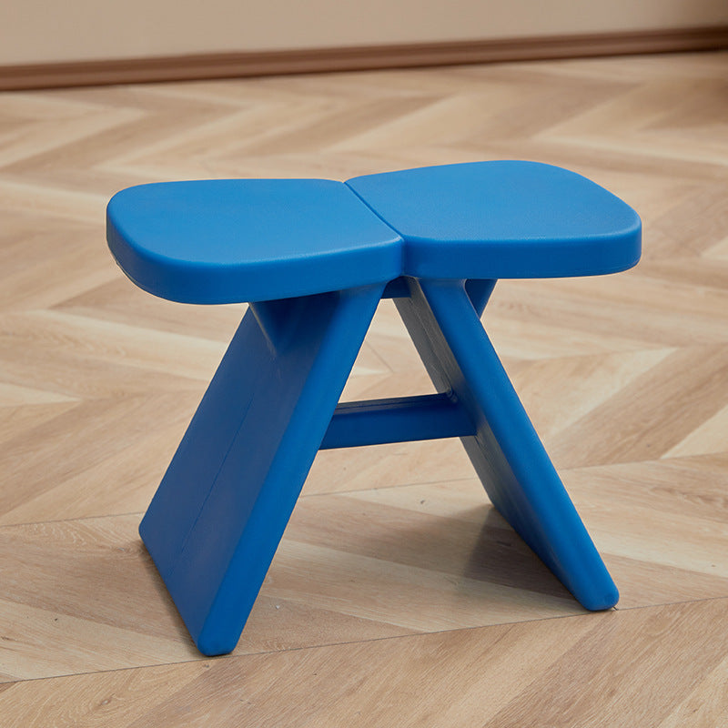 Modern Minimalist PE Rectangular Low Stool Armless For Entryways
