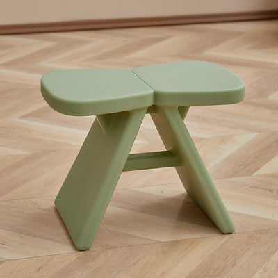 Modern Minimalist PE Rectangular Low Stool Armless For Entryways