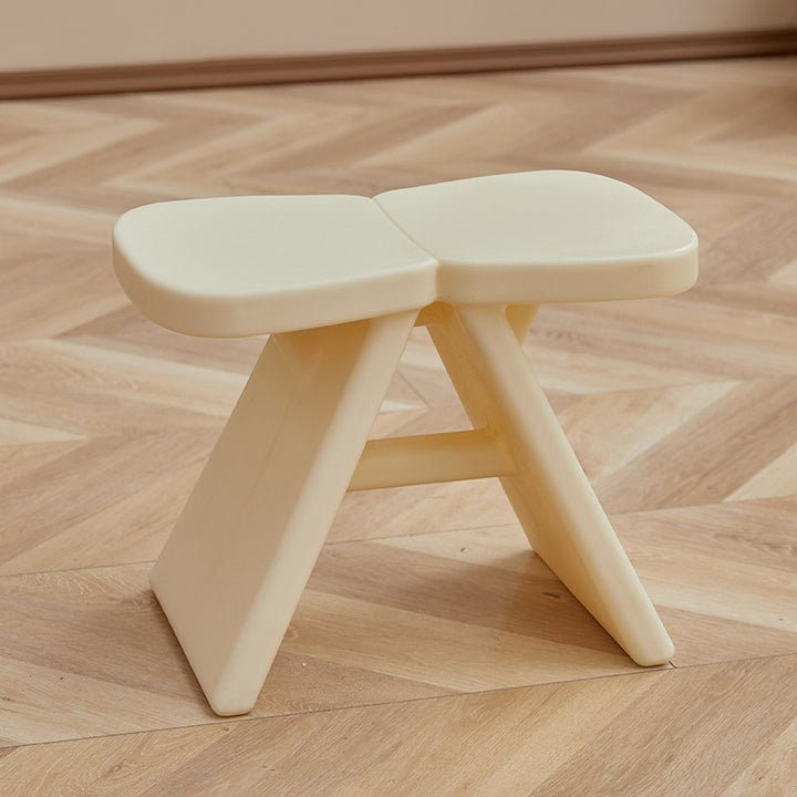 Modern Minimalist PE Rectangular Low Stool Armless For Entryways