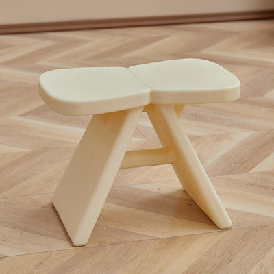Modern Minimalist PE Rectangular Low Stool Armless For Entryways