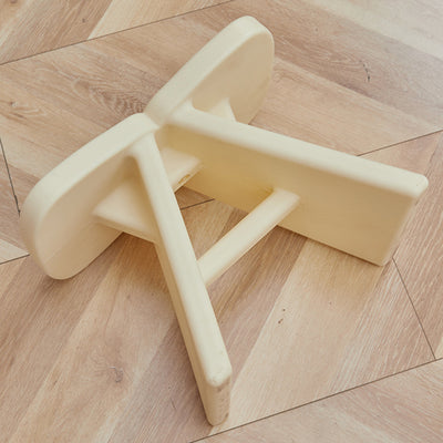 Modern Minimalist PE Rectangular Low Stool Armless For Entryways