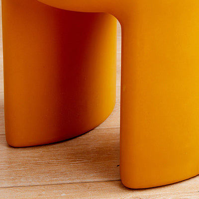 Modern Minimalist PP Round Low Stool Armless For Living Room