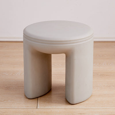 Modern Minimalist PP Round Low Stool Armless For Living Room