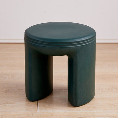 Modern Minimalist PP Round Low Stool Armless For Living Room