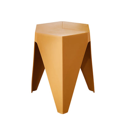 Modern Minimalist PE Square Low Stool Armless For Dining Room & Kitchen