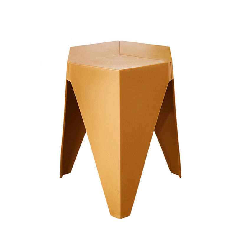 Modern Minimalist PE Square Low Stool Armless For Dining Room & Kitchen