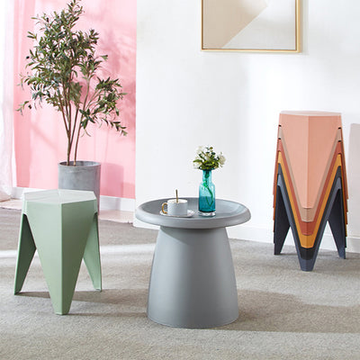 Modern Minimalist PE Square Low Stool Armless For Dining Room & Kitchen