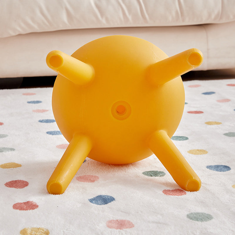 Art déco moderne PE Lapin Tabouret bas pour enfants avec dossier sans accoudoirs pour salon 