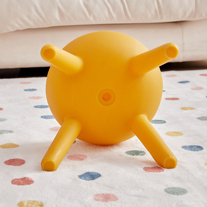 Art déco moderne PE Lapin Tabouret bas pour enfants avec dossier sans accoudoirs pour salon 