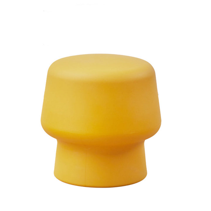 Contemporary Scandinavian PE Mushroom Round Low Stool Armless For Living Room