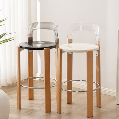 Silla de comedor sin brazos con respaldo de madera maciza de plástico doblado redondo cuadrado tradicional chino para comedor 
