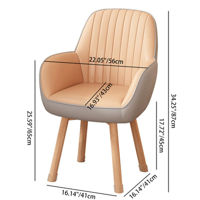 Moderner minimalistischer trapezförmiger quadratischer Hocker aus Samt-Technostoff mit Holzrückenlehne und Armlehne für das Schlafzimmer 