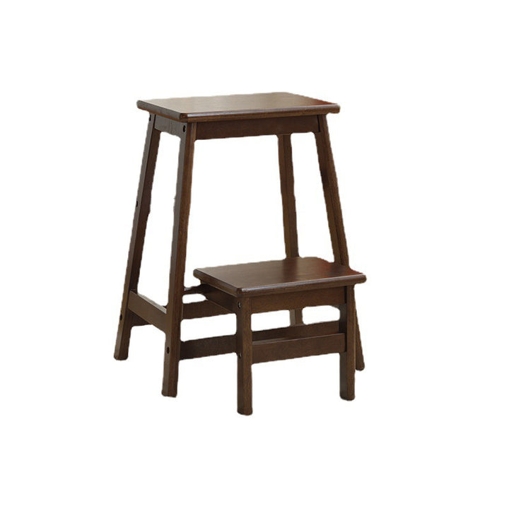 Moderner minimalistischer faltbarer quadratischer Trapez-Schemel aus Massivholz für das Wohnzimmer 